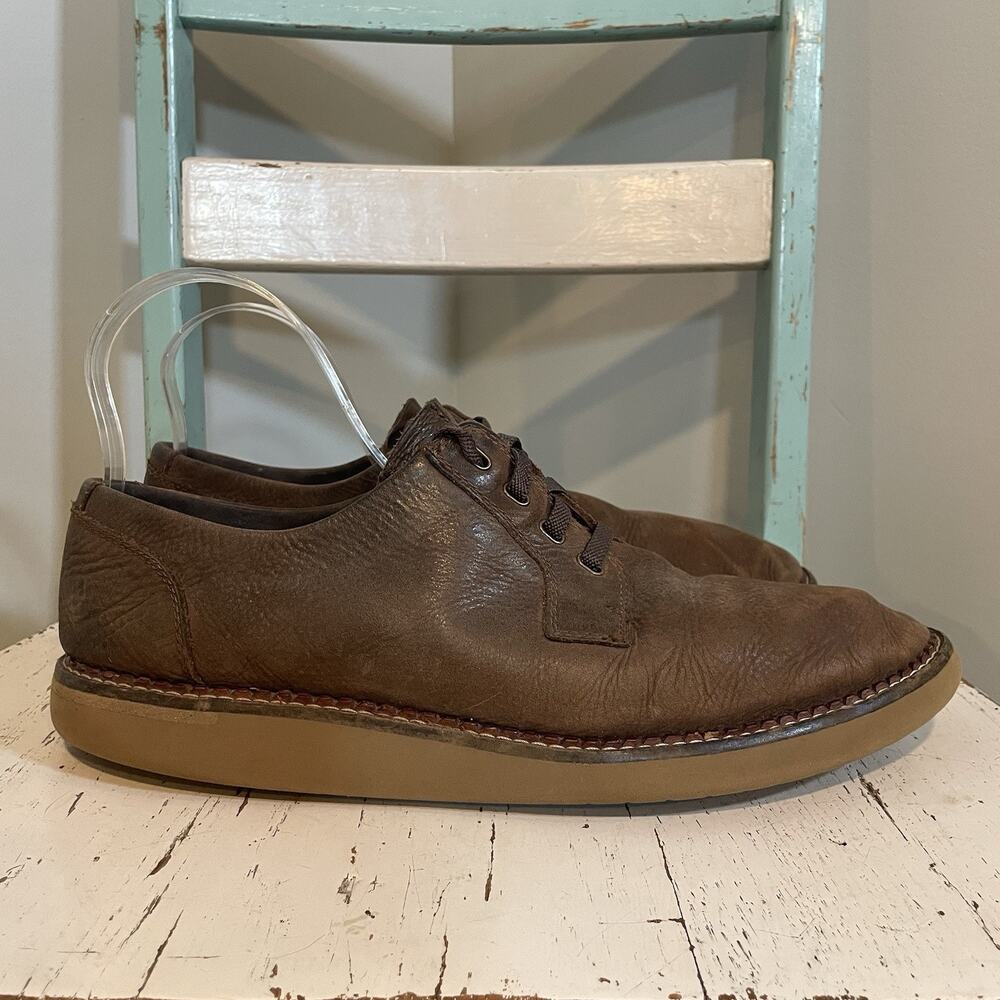 Sperry Top Sider Camden Oxford Brown Soft Leather Mens 12 Lace Up Dress Shoes